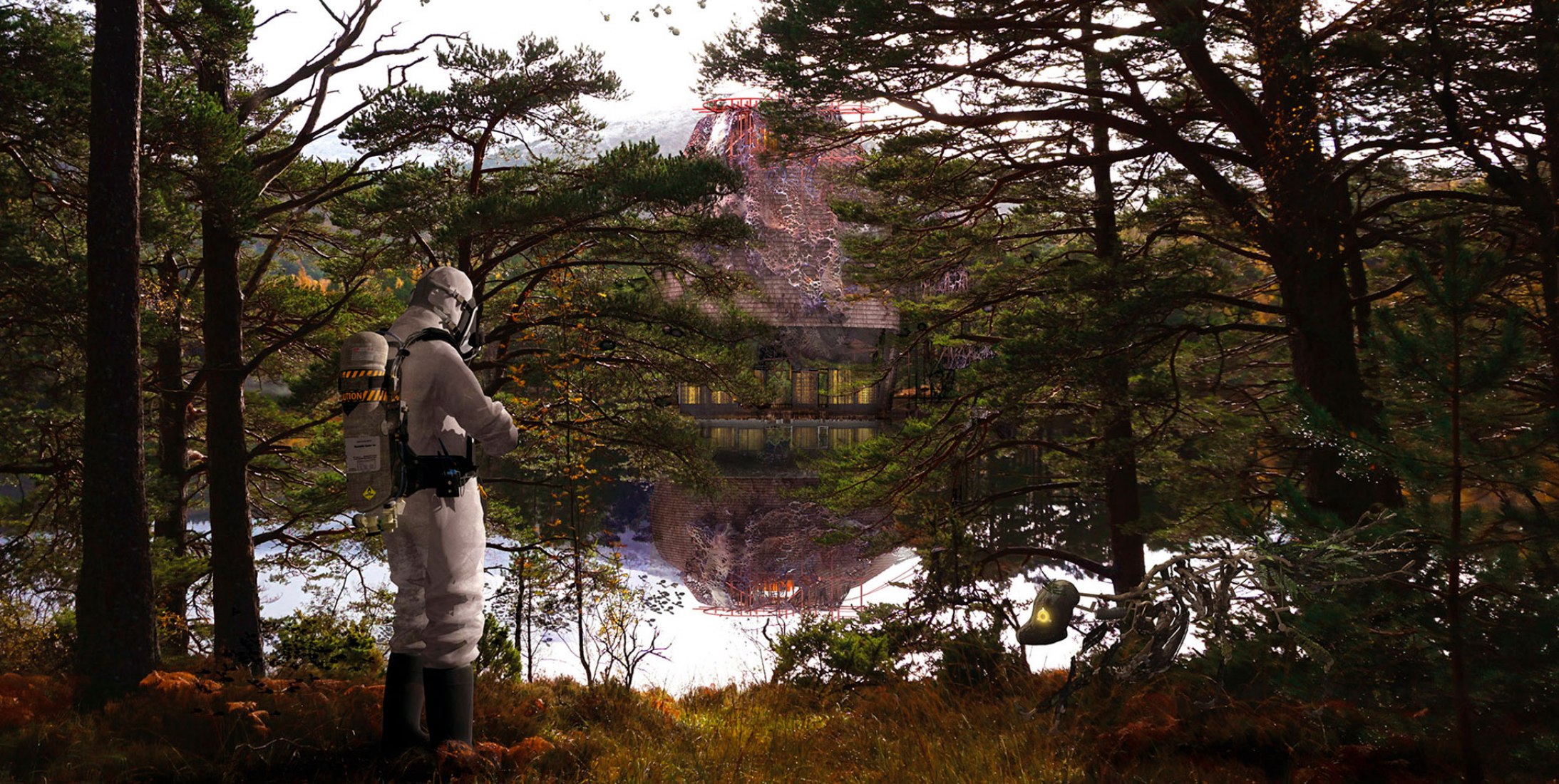Mención de Honor: "Rothiemurchus 2098" por Marie Walker-Smith. Imagen cortesía de Fairy Tales/Blank Space