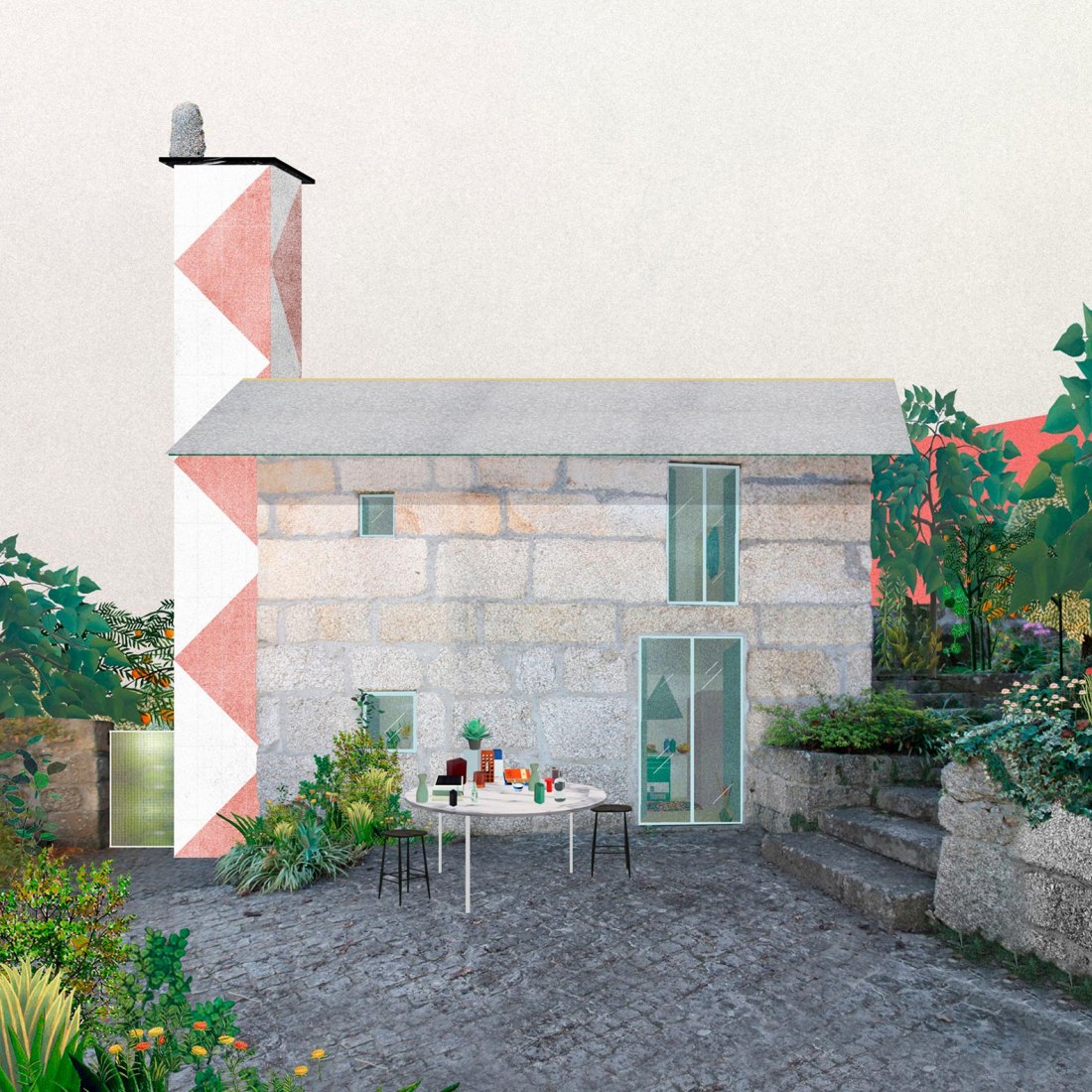 Una pequeña casa en Amarante por Fala Atelier. Fotografía por Ricardo Loureiro