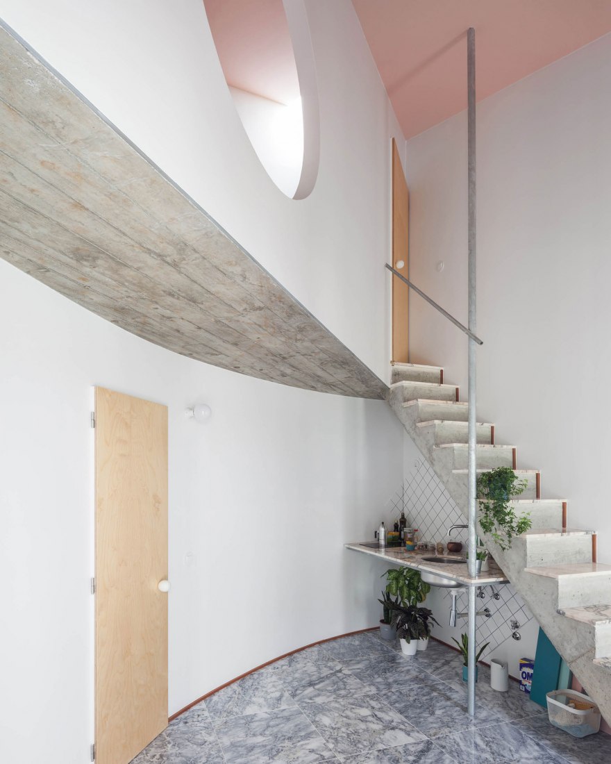 Six houses and a garden by Fala Atelier. Photograph by Ricardo Loureiro.