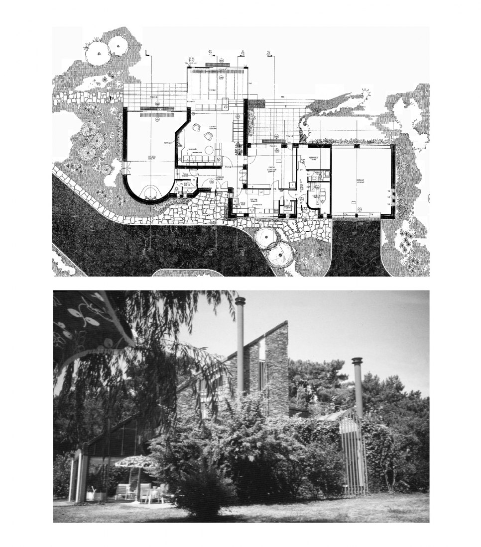 Vivienda unifamiliar en Montecelo. La Coruña, 1976, por Andrés Fernández-Albalat Lois