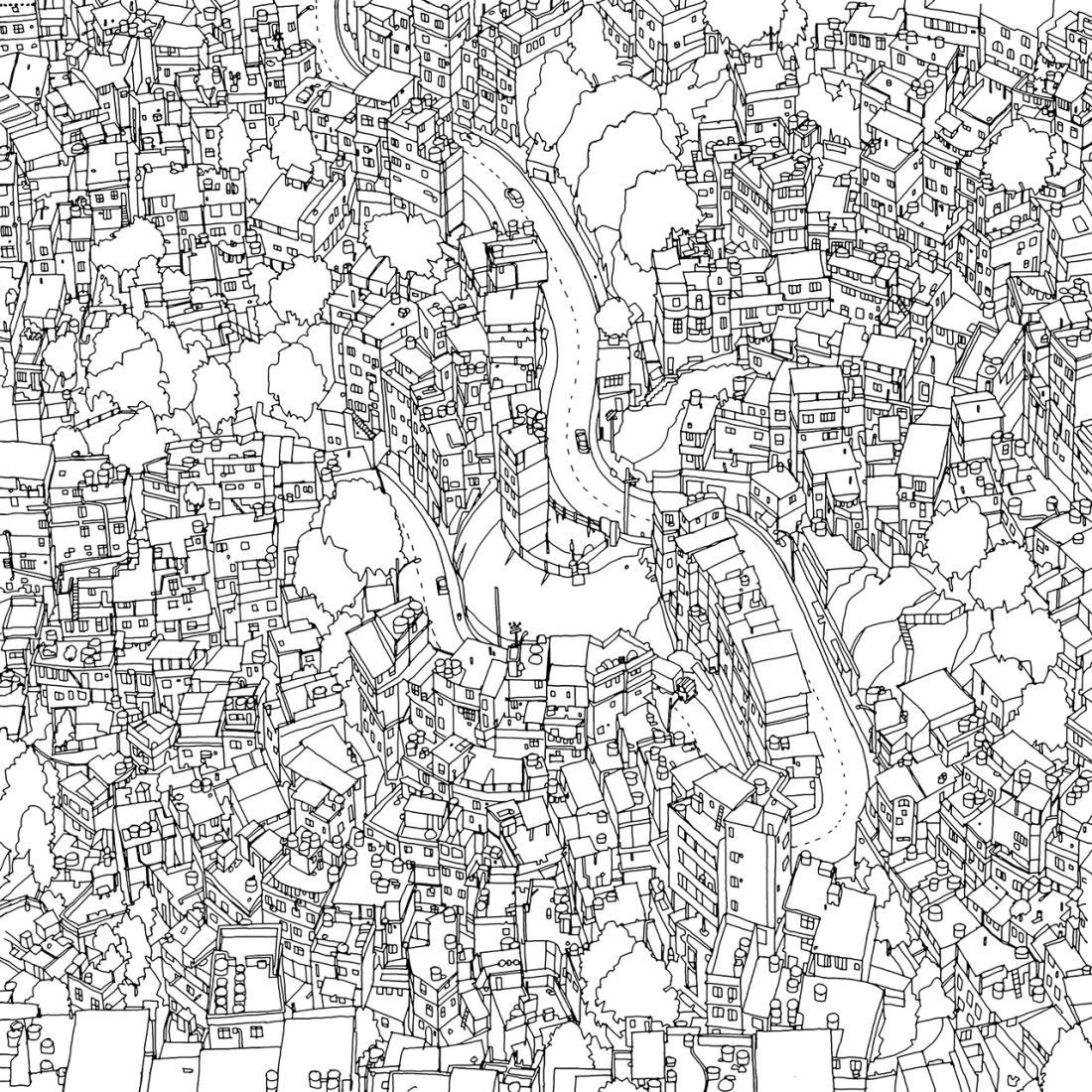 Favela Rocinha, Río de Janeiro. Fantastic Cities, por Steve McDonald.