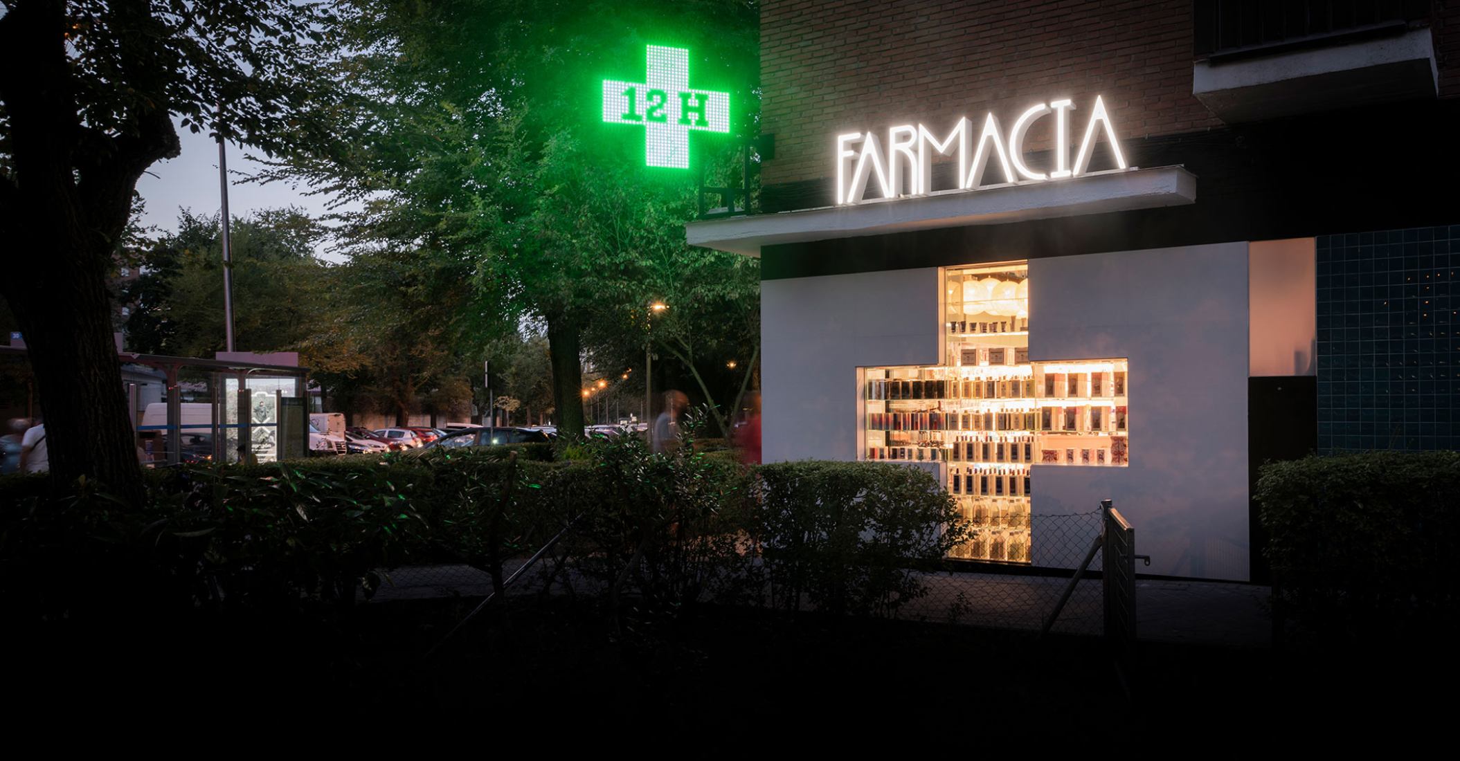 Farmacia Artilleros by Adam Bresnick. Photograph by Amores Pictures.