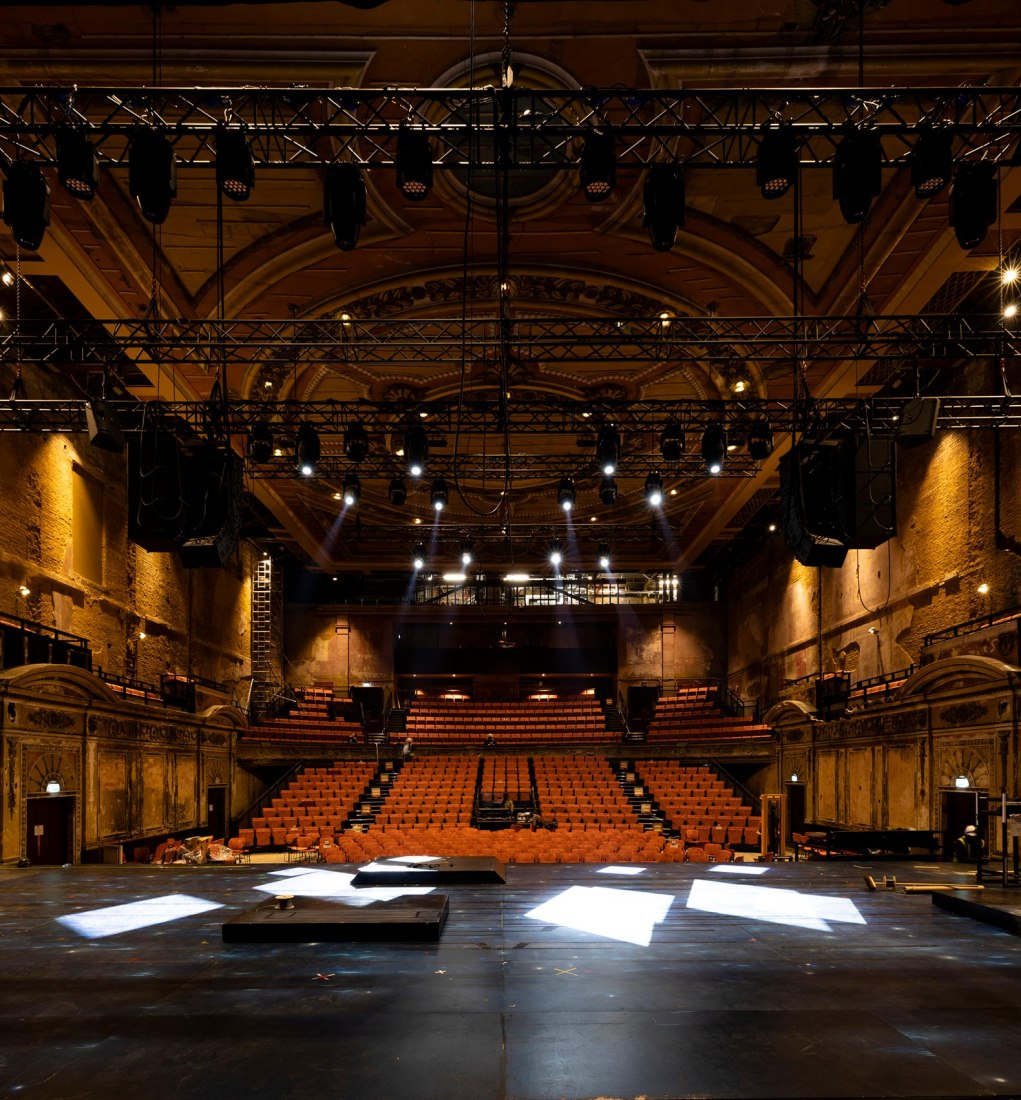 Alexandra Palace Theatre renovate by Feilden Clegg Bradley Studios. Photography is by Richard Battye