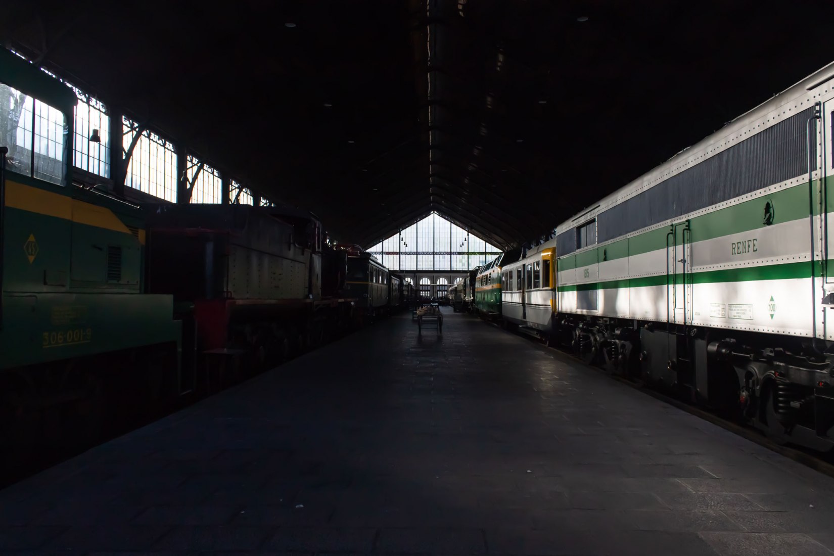 Interior view. The Railway Museum in Open House Madrid 2018. Photograph by Judit Otero / METALOCUS