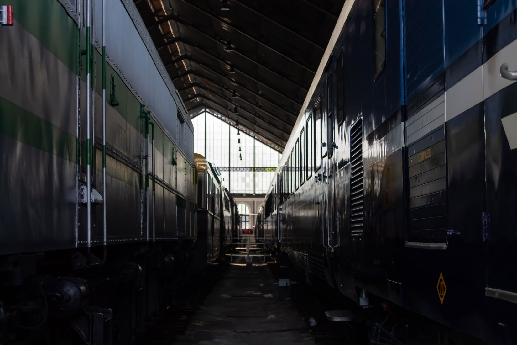 Interior view. The Railway Museum in Open House Madrid 2018. Photograph by Judit Otero / METALOCUS