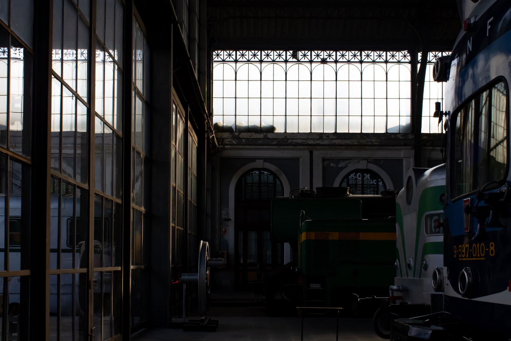 Interior view. The Railway Museum in Open House Madrid 2018. Photograph by Judit Otero / METALOCUS