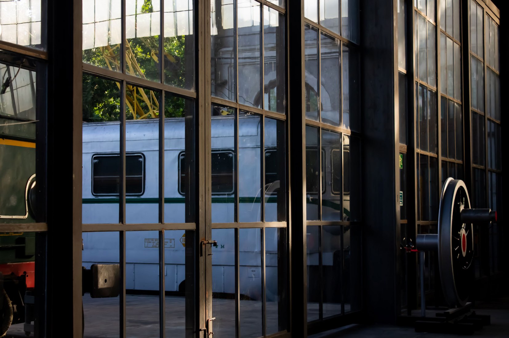 Interior view. The Railway Museum in Open House Madrid 2018. Photograph by Judit Otero / METALOCUS