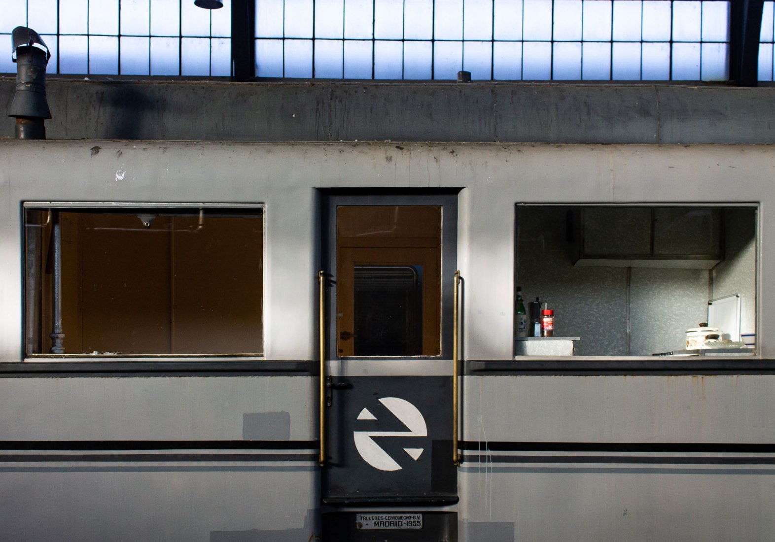 Interior view. The Railway Museum in Open House Madrid 2018. Photograph by Judit Otero / METALOCUS