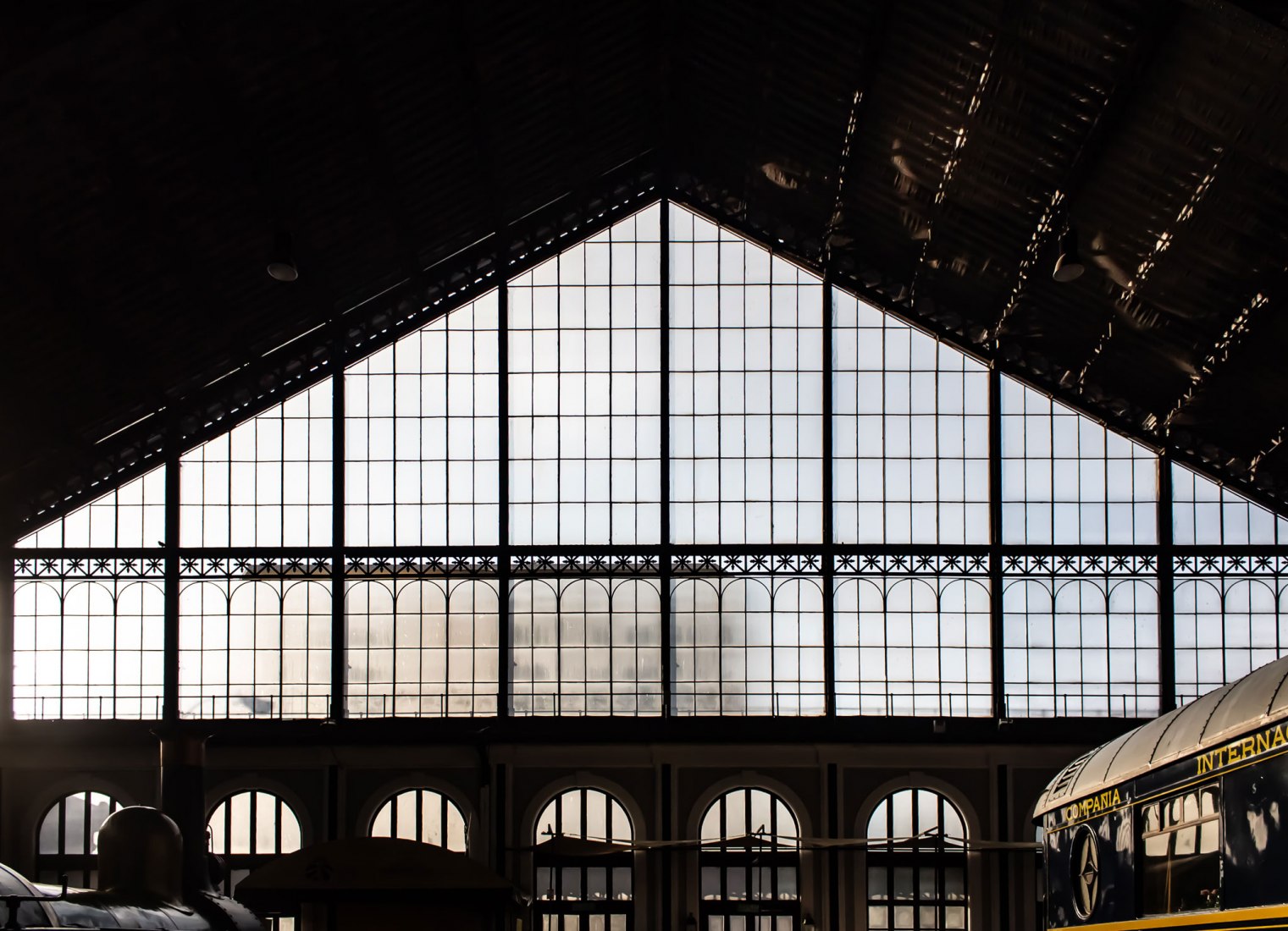 Interior view. The Railway Museum in Open House Madrid 2018. Photograph by Judit Otero / METALOCUS