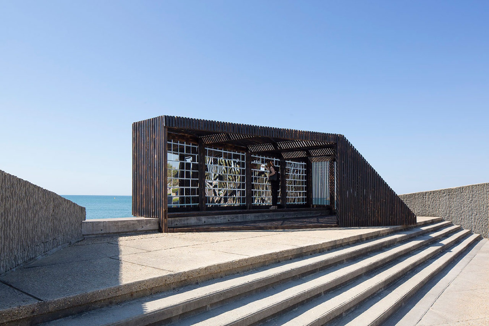 BREATH BOX by NAS arBREATH BOX por NAS architecture. Festival des Architectures Vives 2014 en La Grande Motte. Fotografía © Paul Kozlowski.