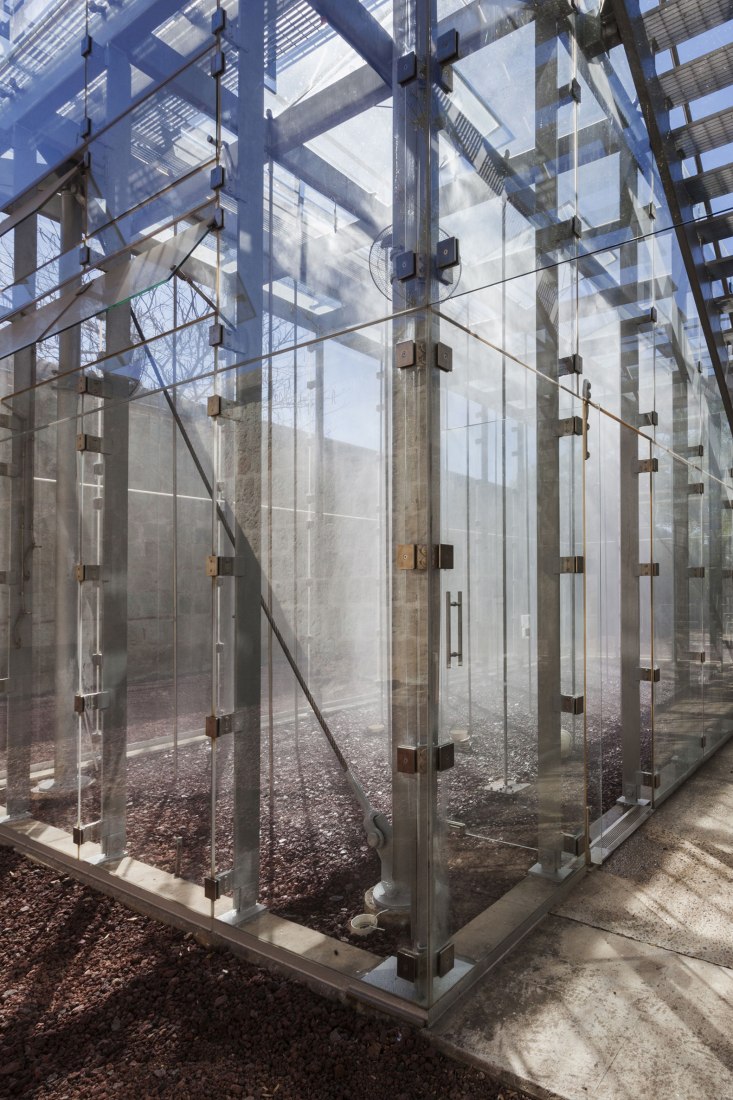Glass envelope. Orchid Educational Pavilion by FGP Atelier. Photograph by FGP Atelier