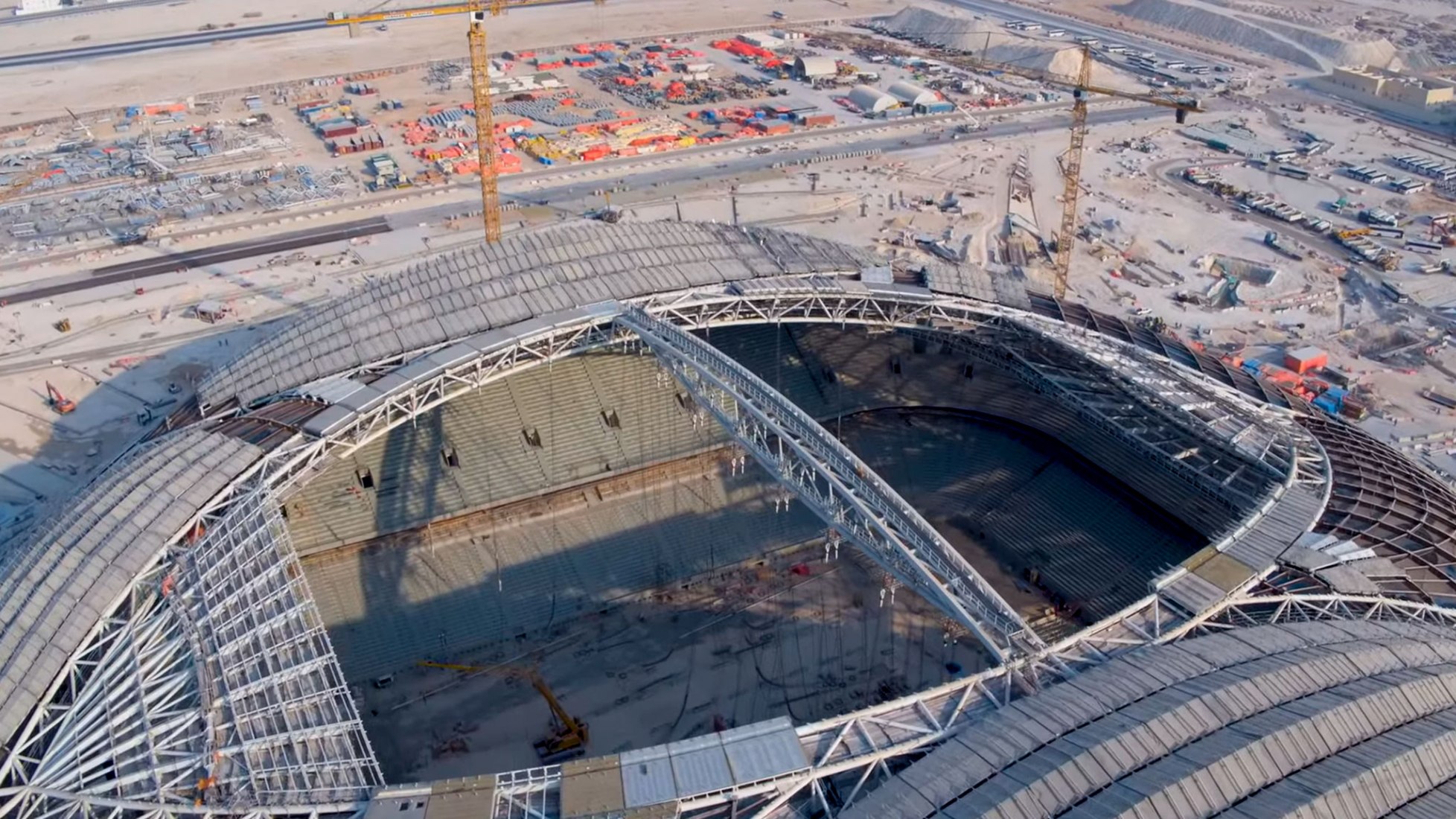 Zaha Hadids Al Wakrah 2022 Fifa World Cup Stadium Nears Completion
