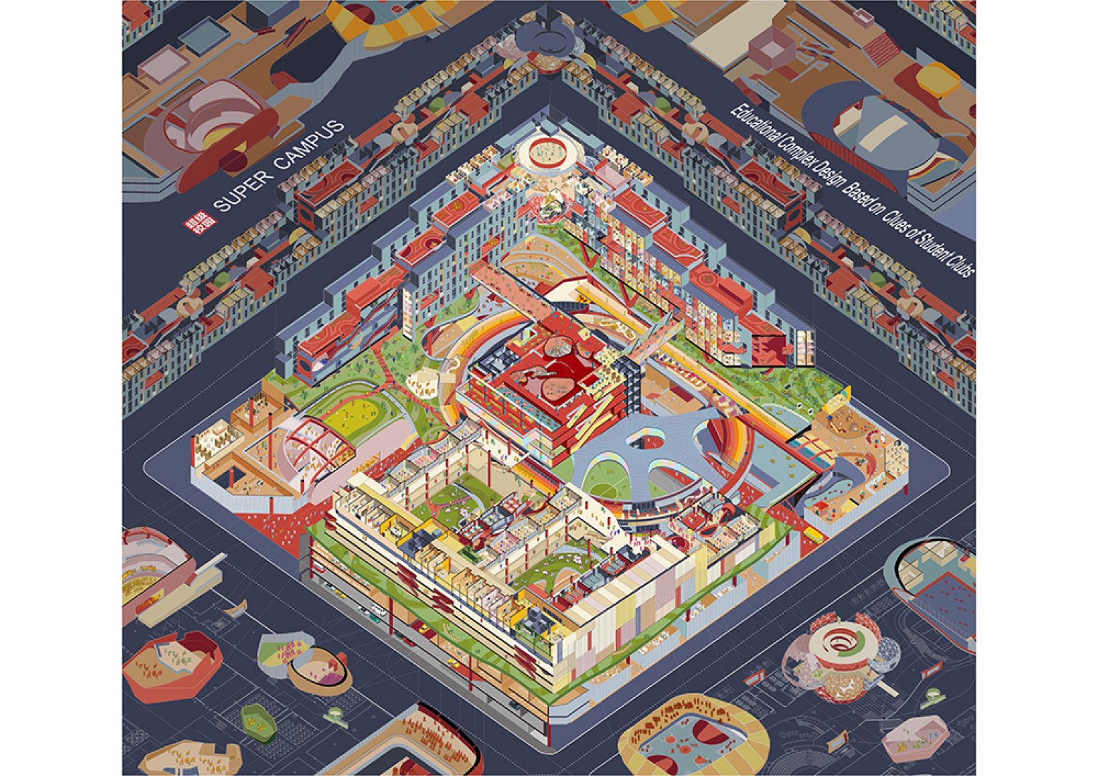 SUPER CAMPUS by Xiruo Luo, Yujin Xue, Zishuo Zhang, Xinning Hua, Qinglin Jin, Xiaoran Ma, Zhengling Jiang, Shuai Tong, Ziyu Liu, Liqun Hu, Xuezhou Yang, Yuting Jiang, Jingyi Huang