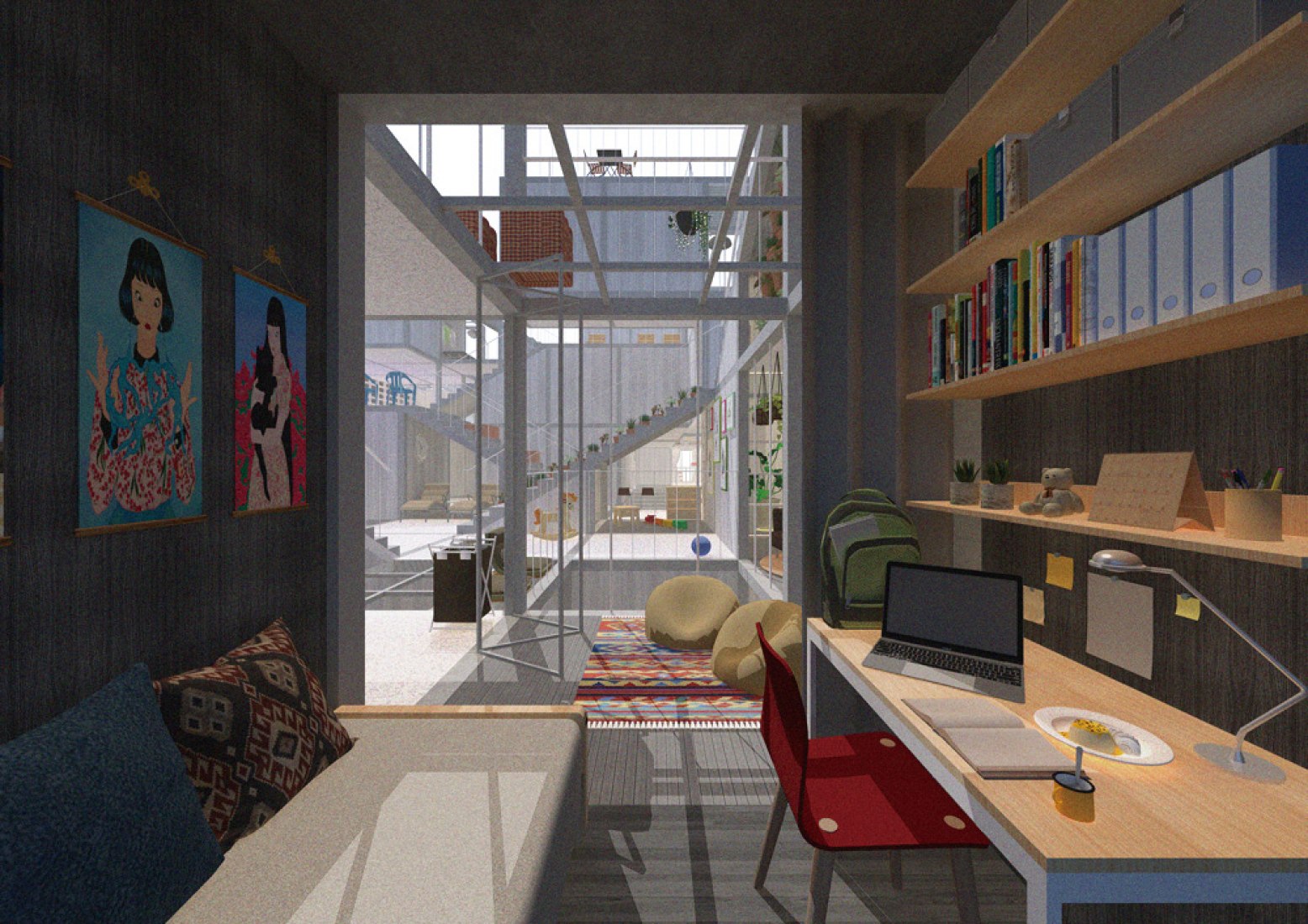 Field of Rooms by Daye Kim
