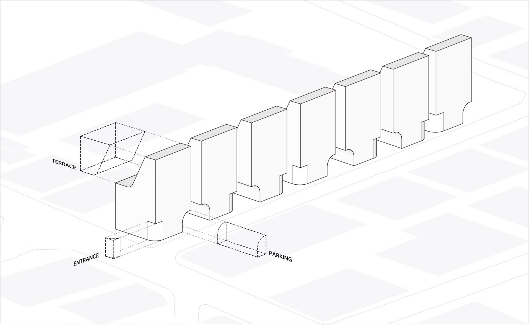 Diagram. Five story house by stpmj.