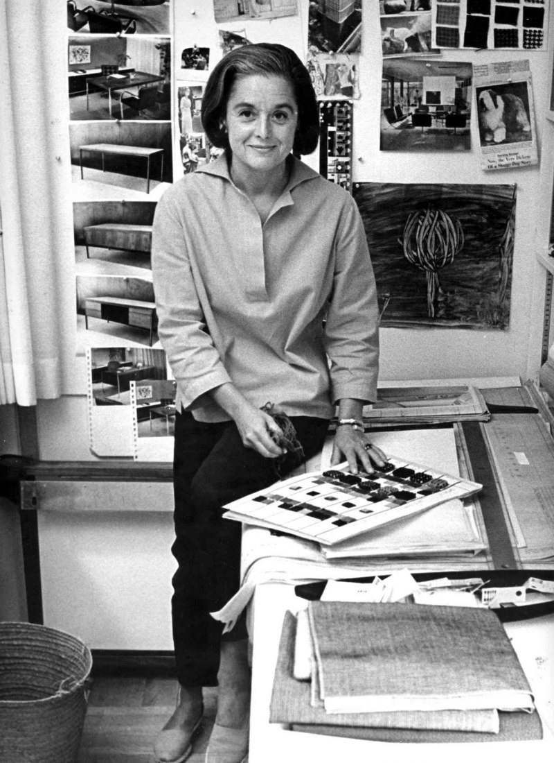 Florence Knoll Bassett in 1961. For 20 years she was instrumental in building Knoll Associates into the largest and most prestigious high-end design firm of its kind. Image Ray Fisher/The LIFE Images Collection, via Getty Images