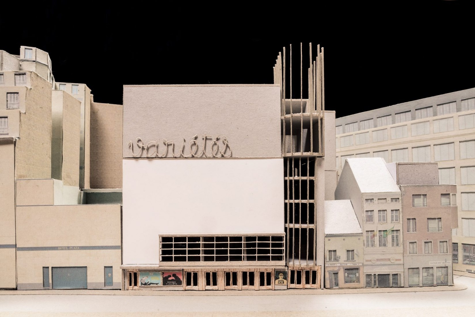 Model. Renovation of  Ancien Théâtre des Variétés by Flores & Prats and Ouest Architecture. Photograph by Adrià Goula