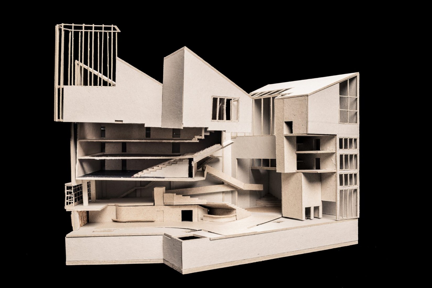 Model. Renovation of  Ancien Théâtre des Variétés by Flores & Prats and Ouest Architecture. Photograph by Adrià Goula