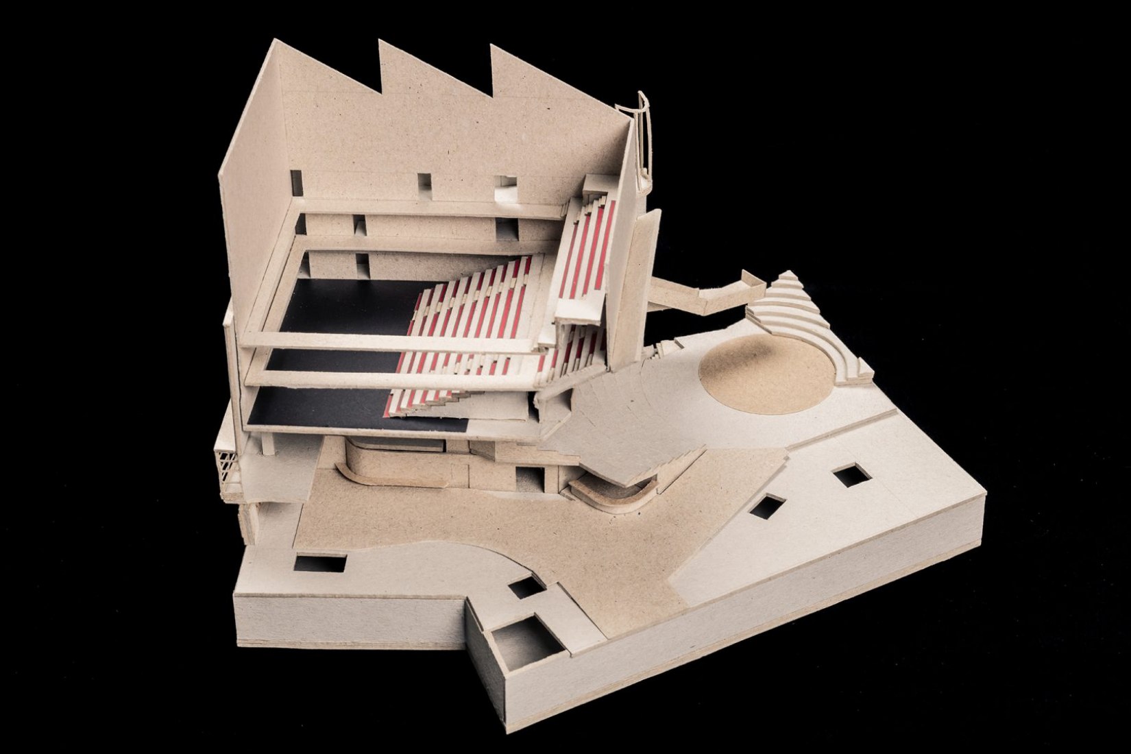 Model. Renovation of  Ancien Théâtre des Variétés by Flores & Prats and Ouest Architecture. Photograph by Adrià Goula