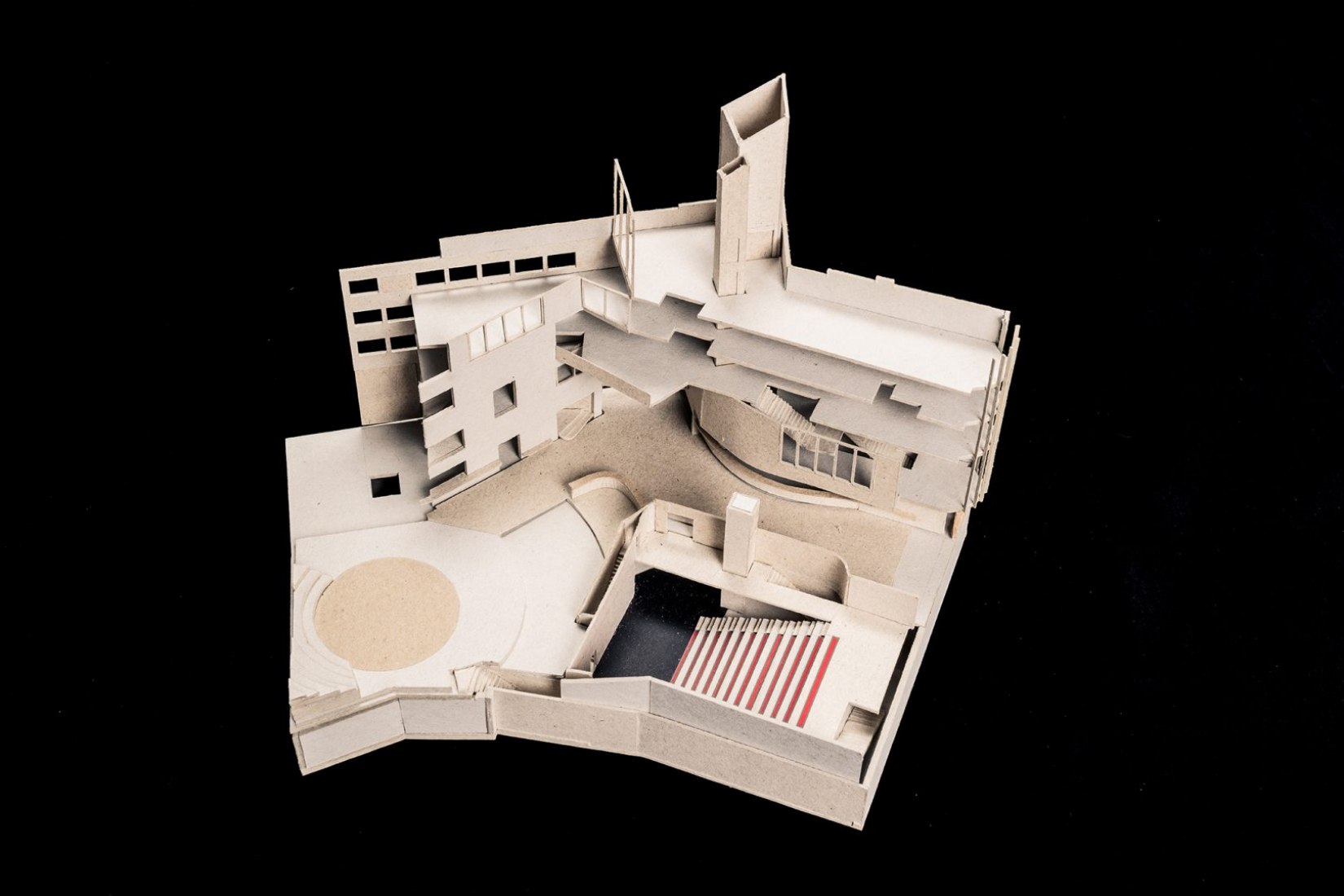 Model. Renovation of  Ancien Théâtre des Variétés by Flores & Prats and Ouest Architecture. Photograph by Adrià Goula