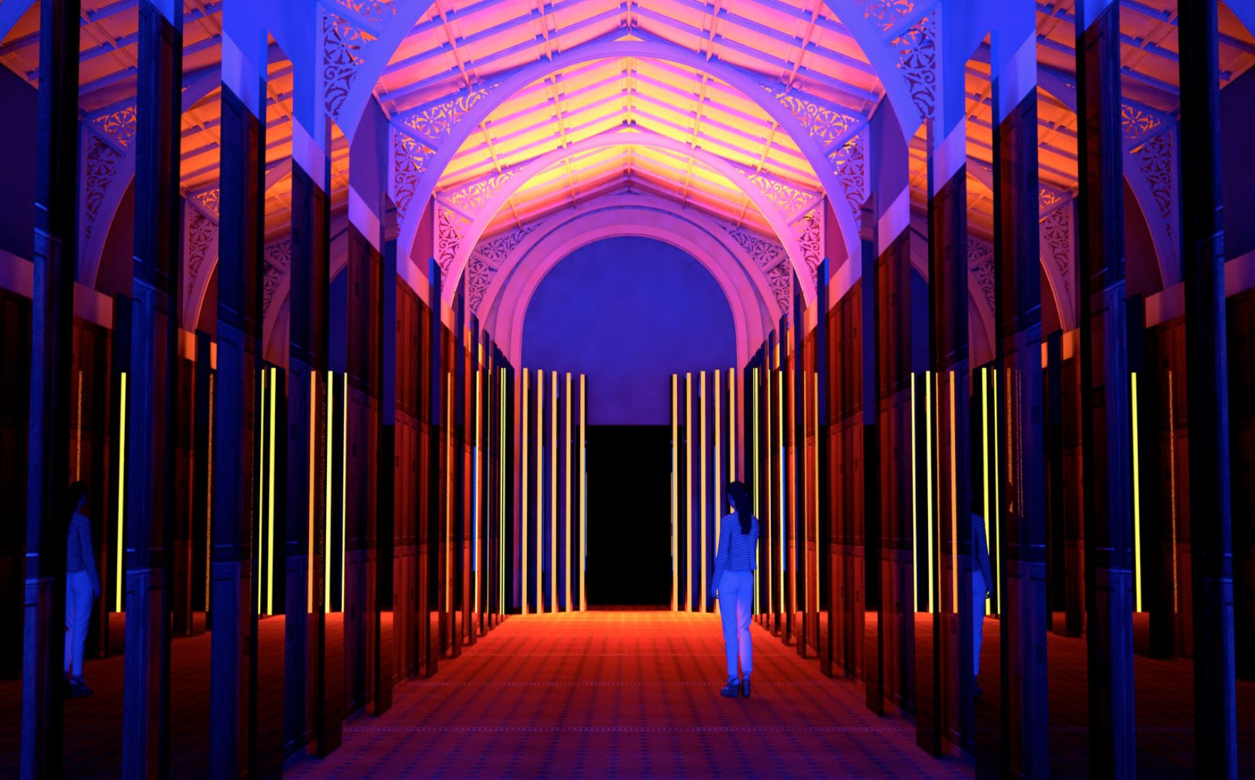 Reflection Room render by Flynn Talbot. Photograph © Edmund Sumner. Image courtesy Londo Design Festival