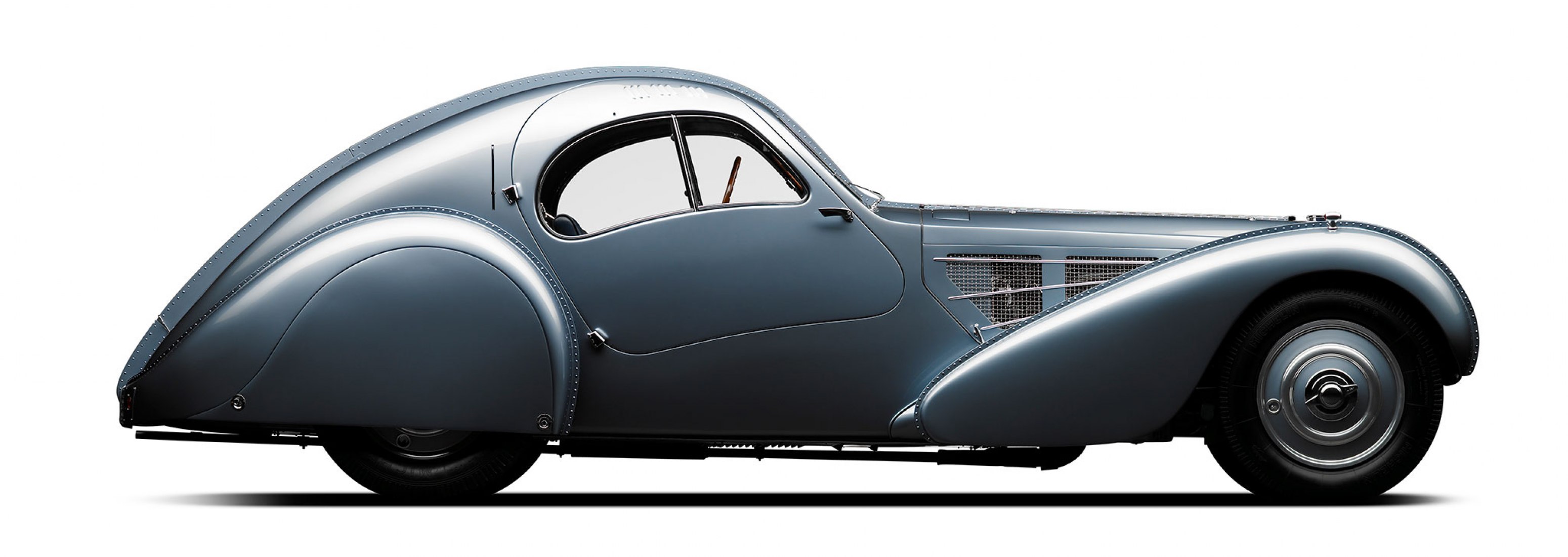 Jean Bugatti, Bugatti Type 57SC Atlantic, 1936. Merle & Peter Mullin, Melani & Rob Walton and the Mullin. Museo Fundación del automóvil. Fotografía de Michael Furman.
