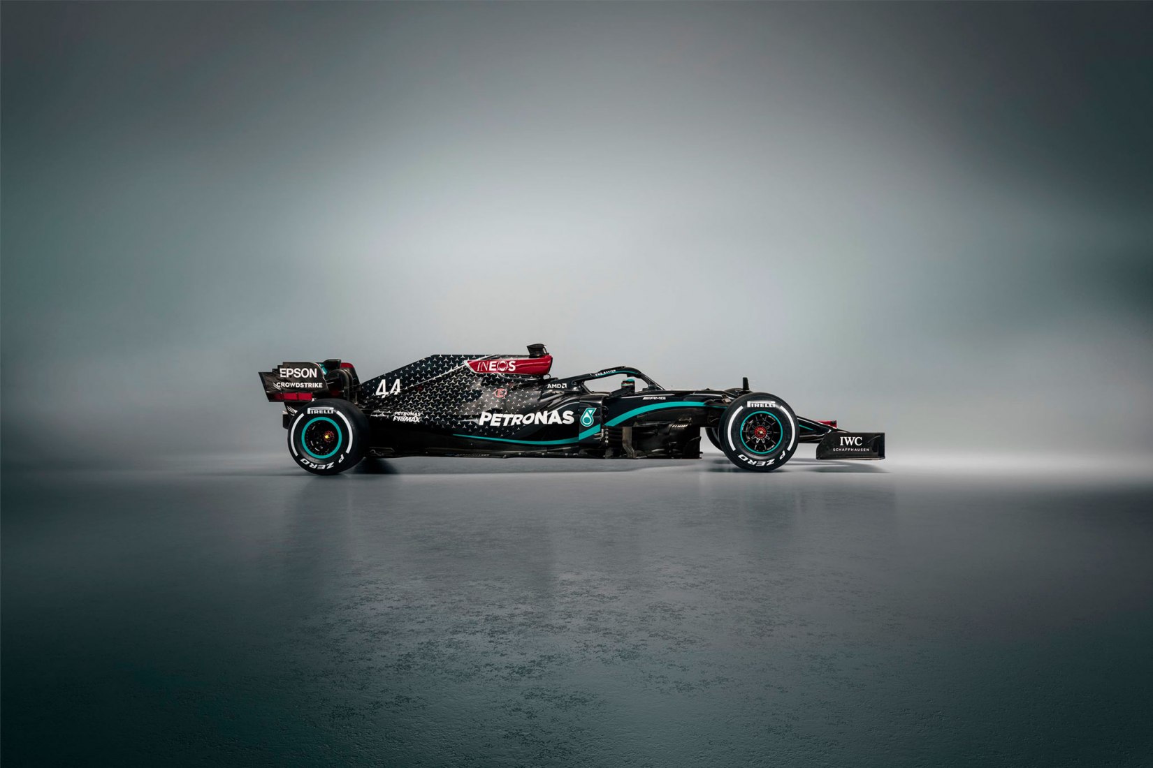 John Owen (Diseñador principal). Mercedes-AMG F1 W11 EQ Performance Formula One Racing Car, 2020. Mercedes-Benz Classic. Fotografía por Mercedes‑Benz AG.