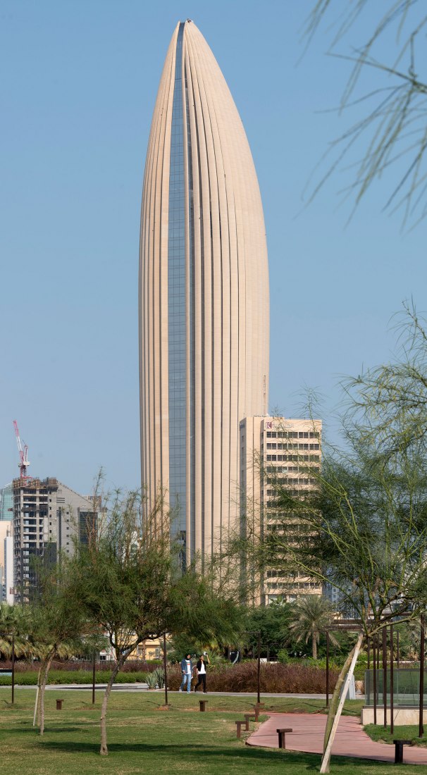 Headquarters of the National Bank of Kuwait by Foster + Partners. Photograph by Nigel Young.