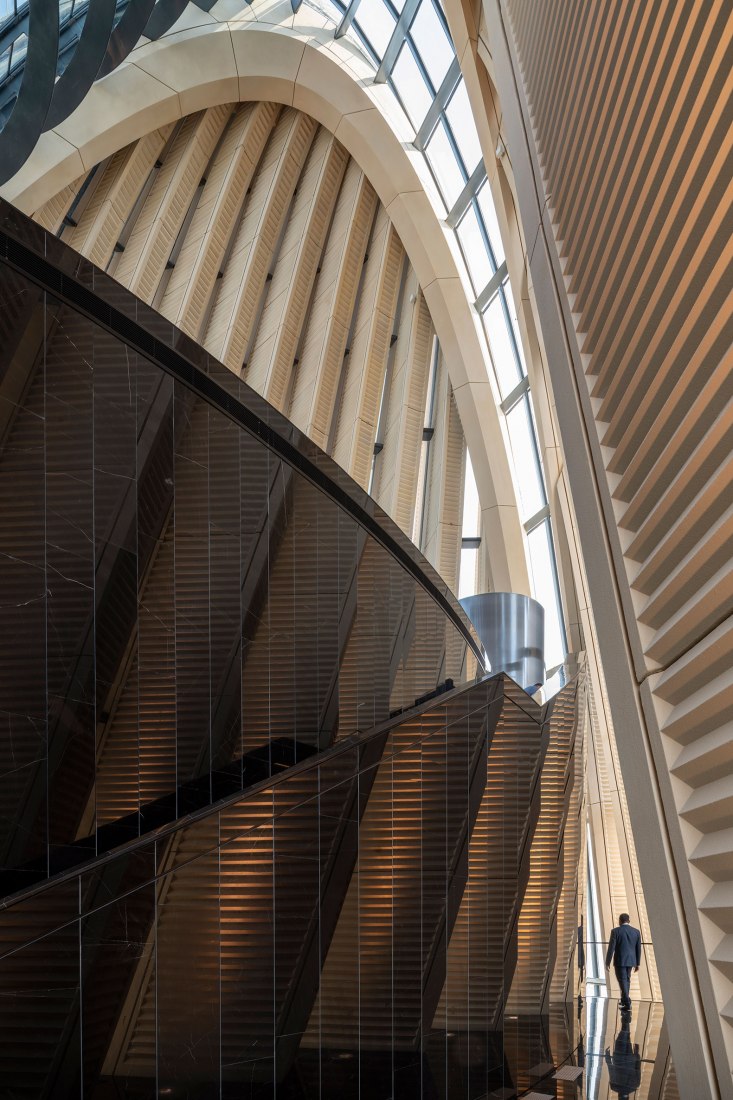 Headquarters of the National Bank of Kuwait by Foster + Partners. Photograph by Nigel Young.