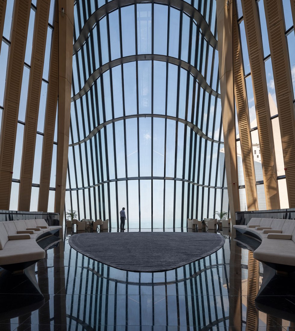 Headquarters of the National Bank of Kuwait by Foster + Partners. Photograph by Nigel Young.