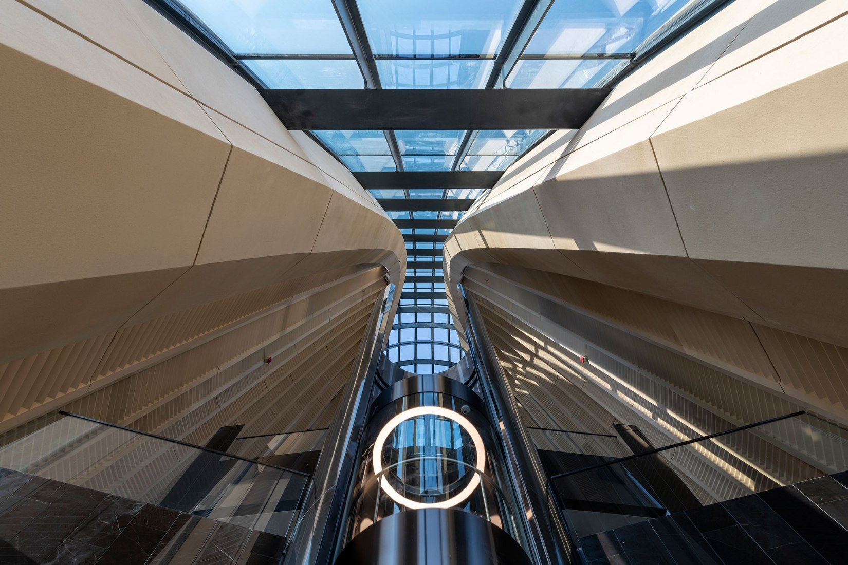 Headquarters of the National Bank of Kuwait by Foster + Partners. Photograph by Nigel Young.