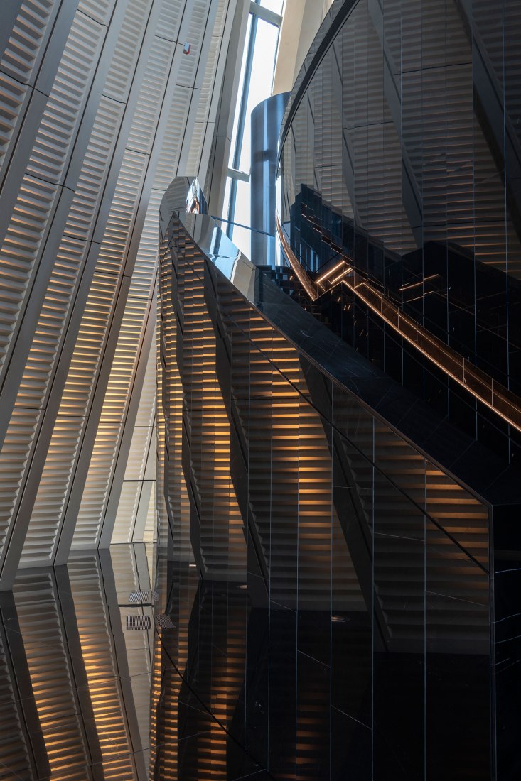 Headquarters of the National Bank of Kuwait by Foster + Partners. Photograph by Nigel Young.