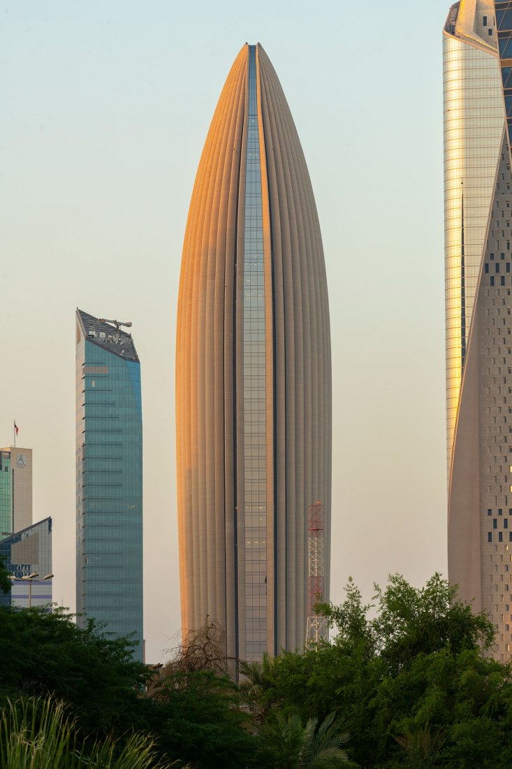 Headquarters of the National Bank of Kuwait by Foster + Partners. Photograph by Nigel Young.