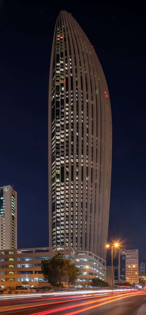 Headquarters of the National Bank of Kuwait by Foster + Partners. Photograph by Nigel Young.