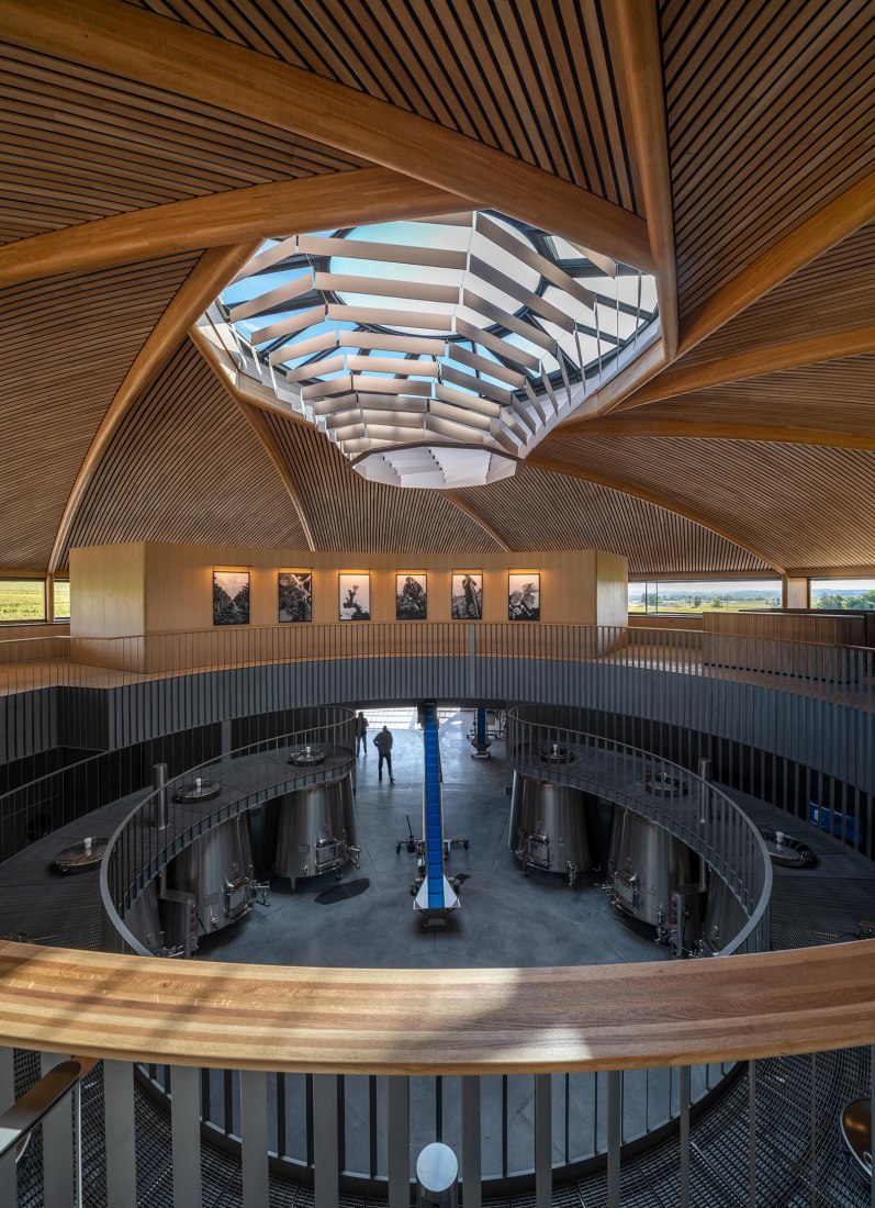Le Dôme Winery in Saint-Émilion by Foster + Partners. Photograph by Nigel Young / Foster + Partners