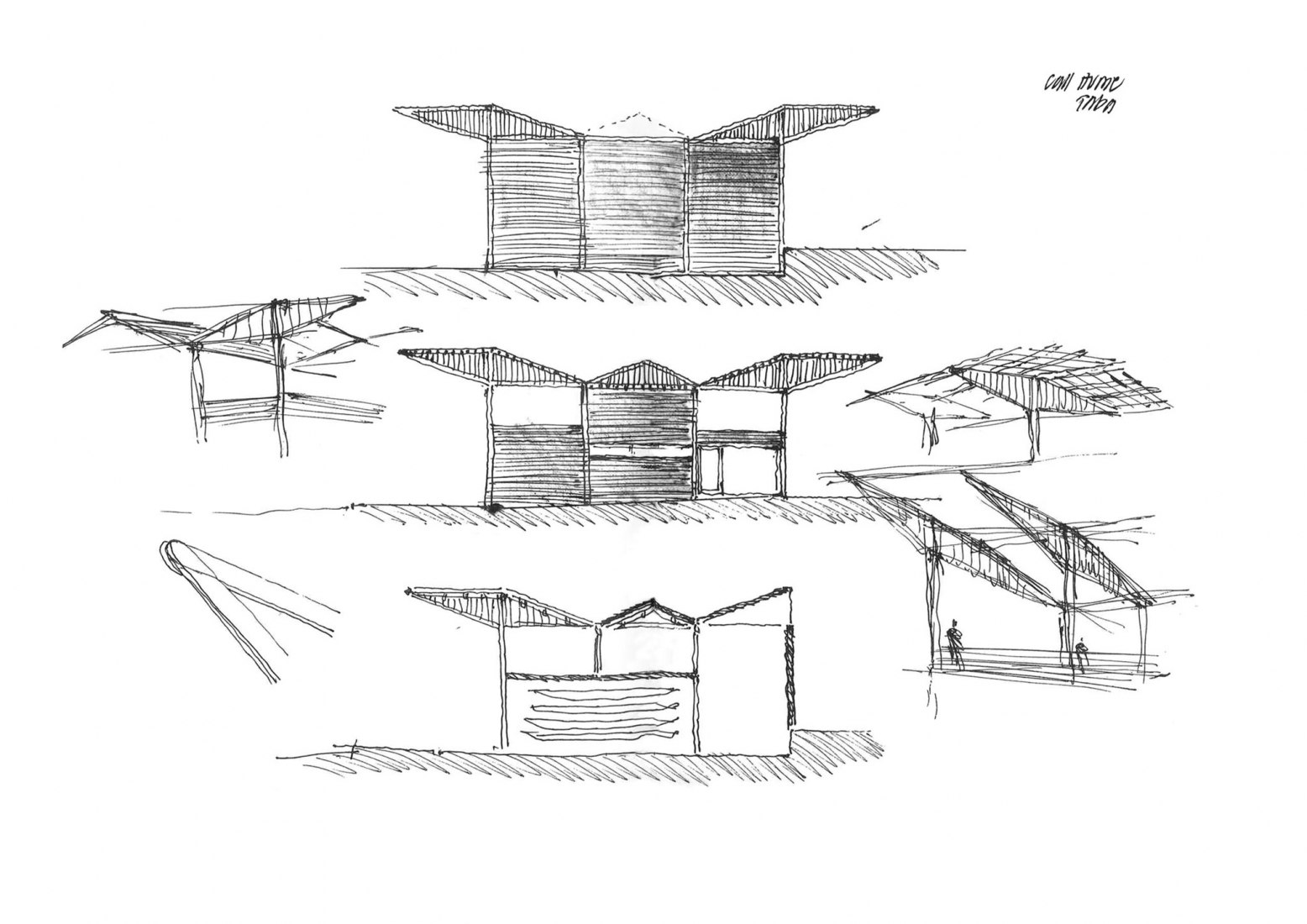 Croquis. Embarcadero Harlem. Imagen cortesía de Foster + Partners Harlem Boathouse. Image Courtesy of Norman Foster