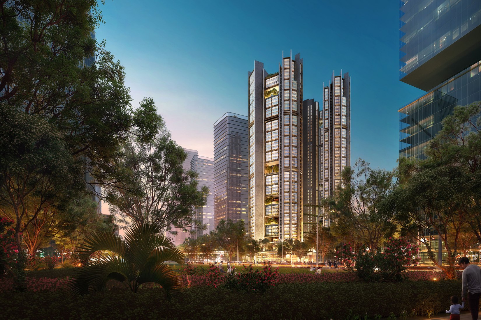 Talent's Apartment by Foster + Partners. Rendering courtesy of Foster + Partners