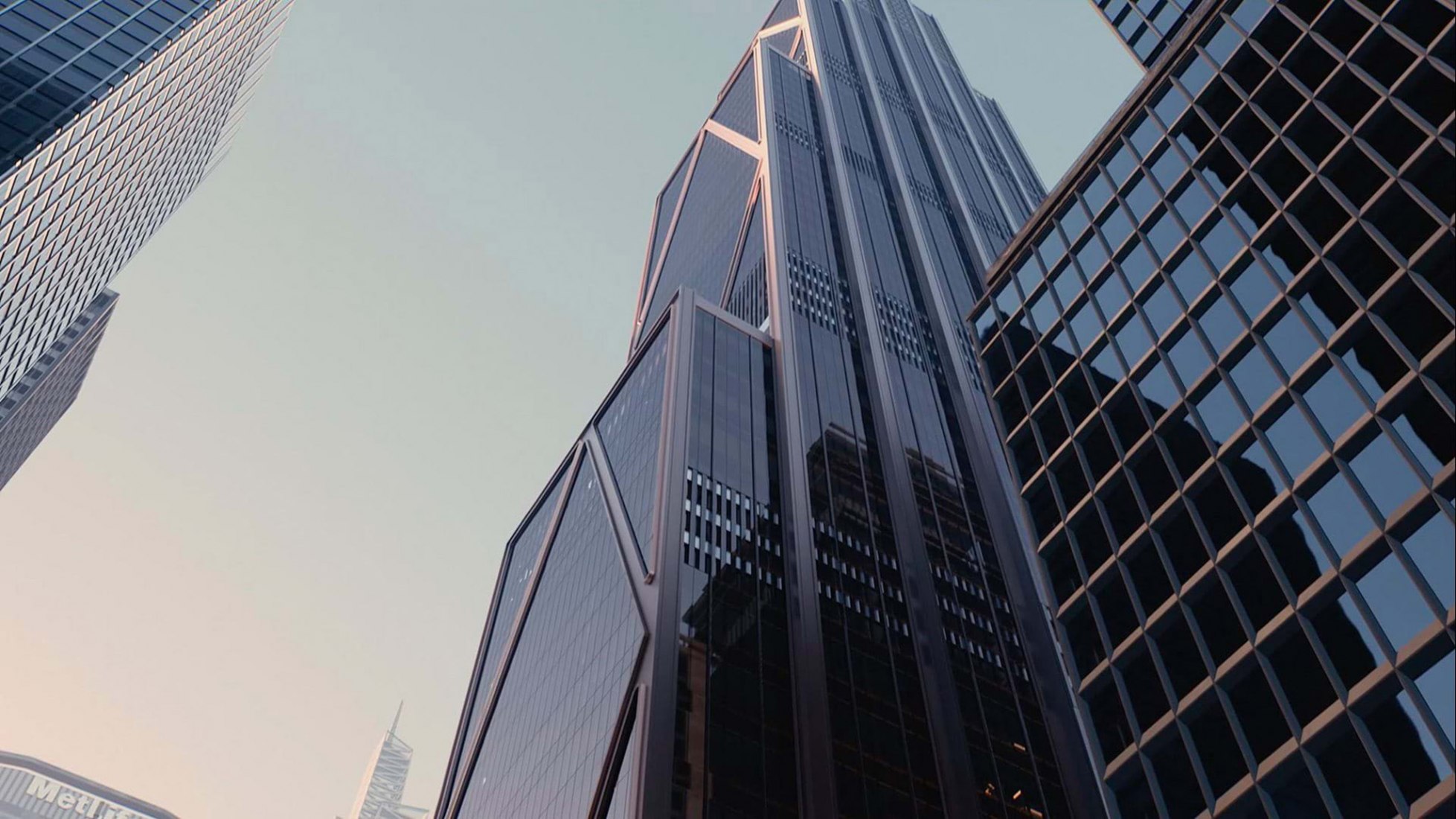 Sede de JPMorgan Chase en Manhattan por Foster + Partners. Visualización por DBOX para Foster + Partners