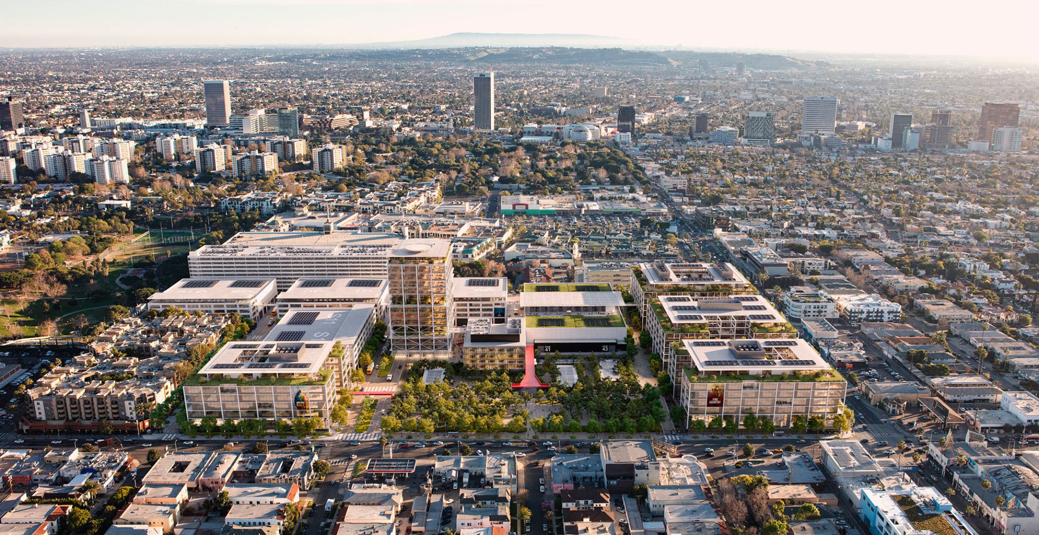 Rendering. Television City 2050 by Foster + Partners.