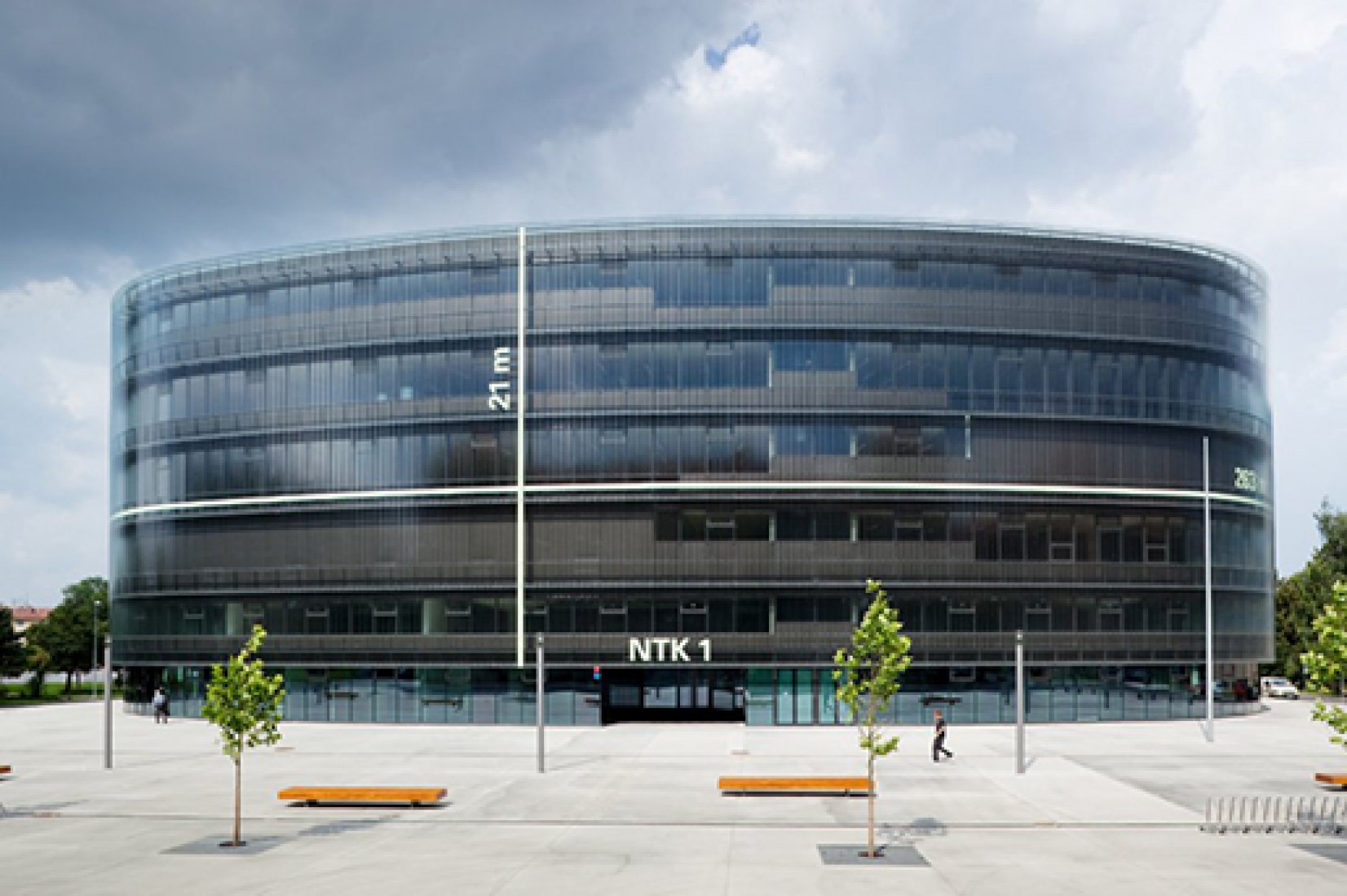 National technical Library by Projektil architekti s.r.o.. Photograph by Andrea Thiel Lhotáková 