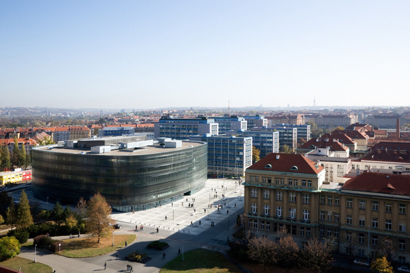 National technical Library by Projektil architekti s.r.o.. Photograph by Andrea Thiel Lhotáková 