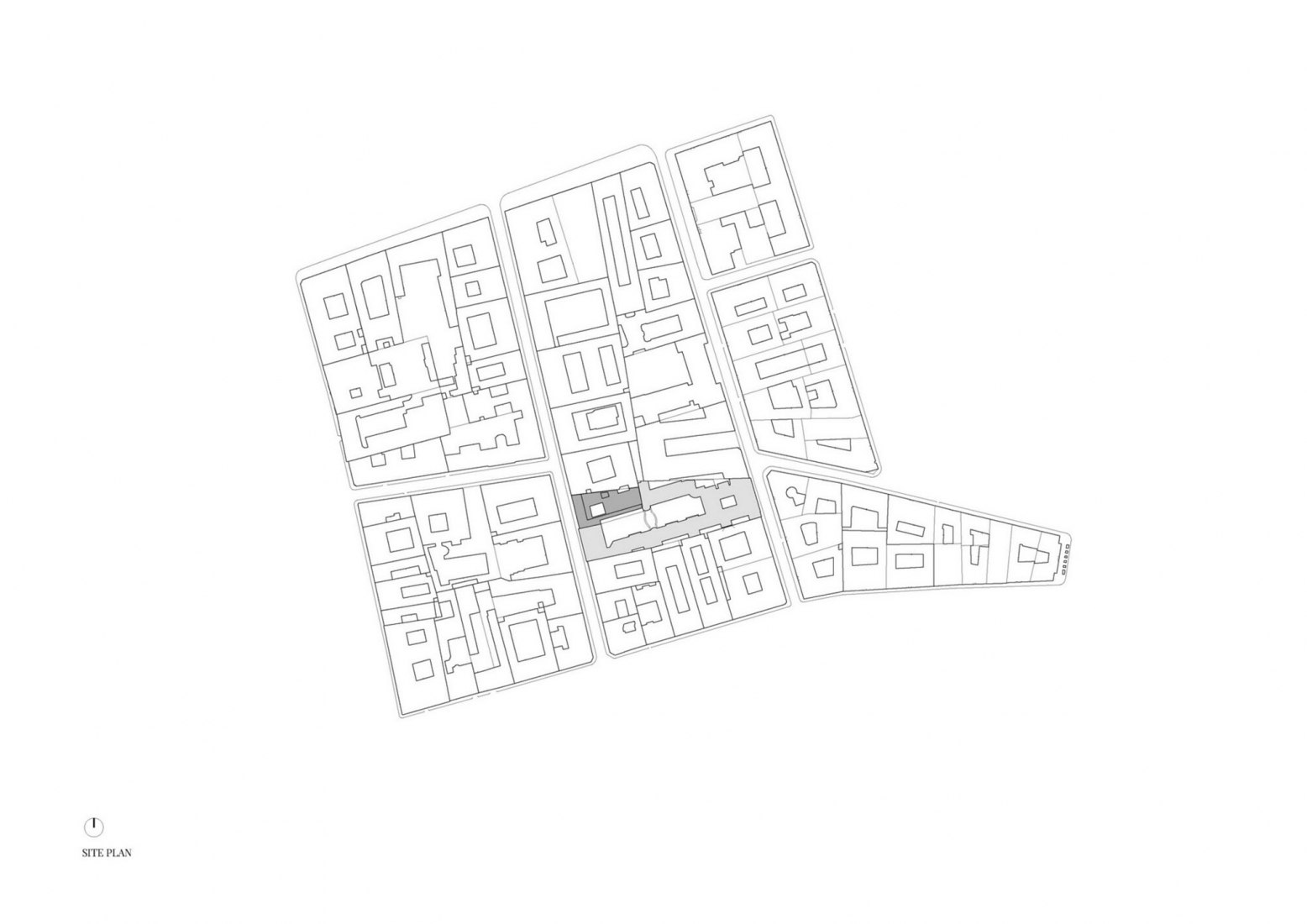 Site plan. Faculty of Health Sciences at the Semmelweis University by Studio Fragment Kft.