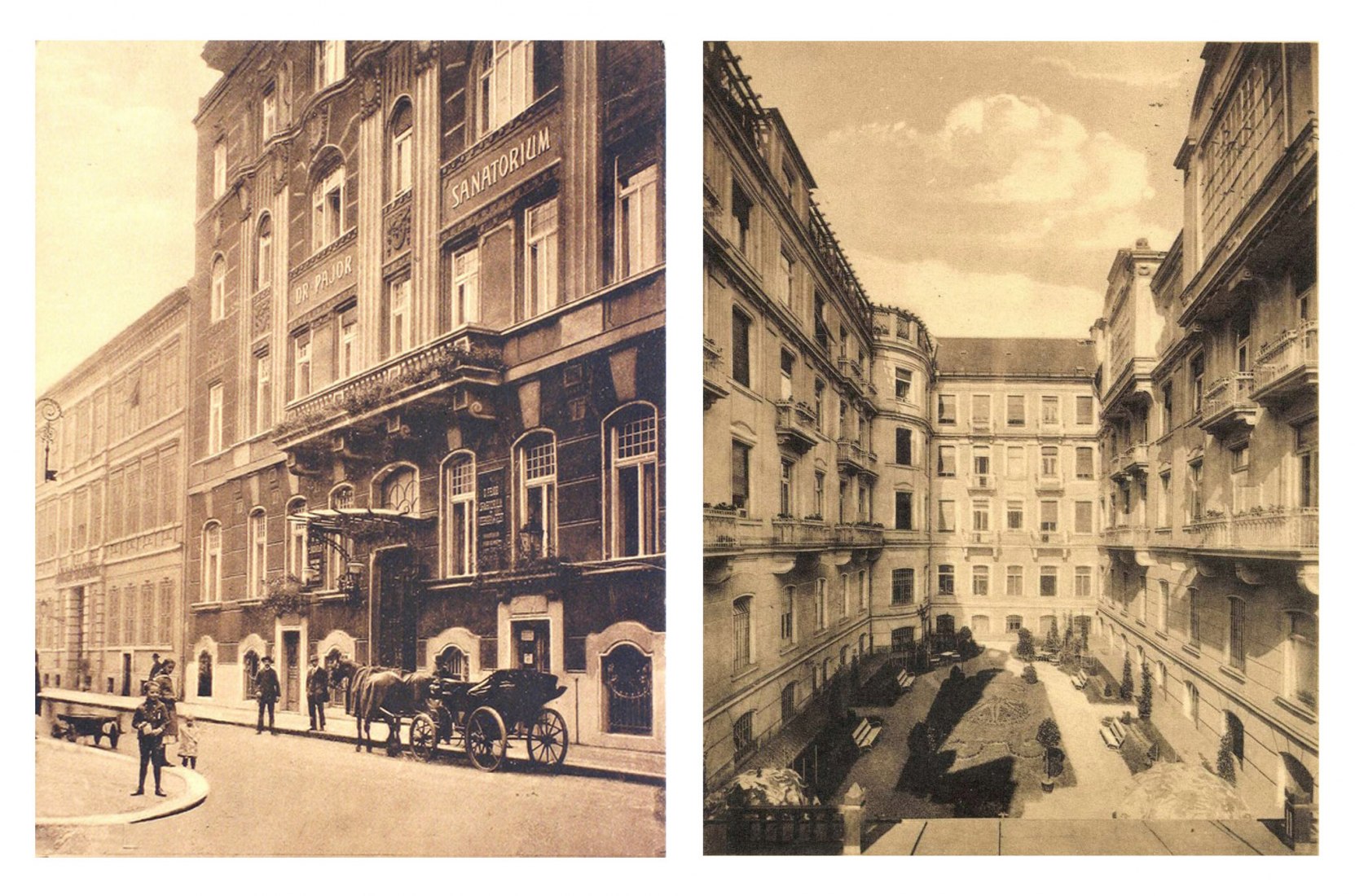Former buildings in the area. Faculty of Health Sciences at the Semmelweis University by Studio Fragment Kft.