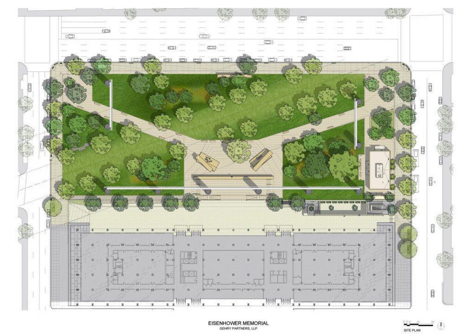 Plano. Cortesía del Eisenhower Memorial