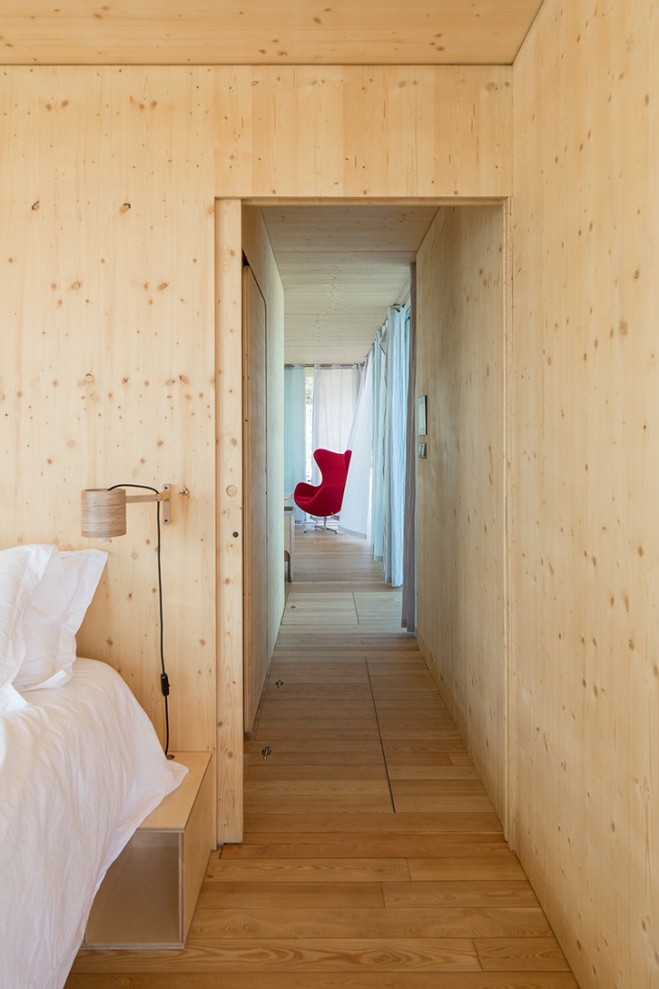 Interior view of the Floating house, by Friday S.A. Photography © José Campos.