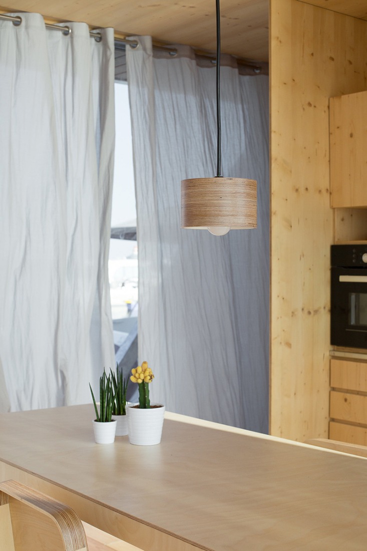 Interior view of the Floating house, by Friday S.A. Photography © José Campos.