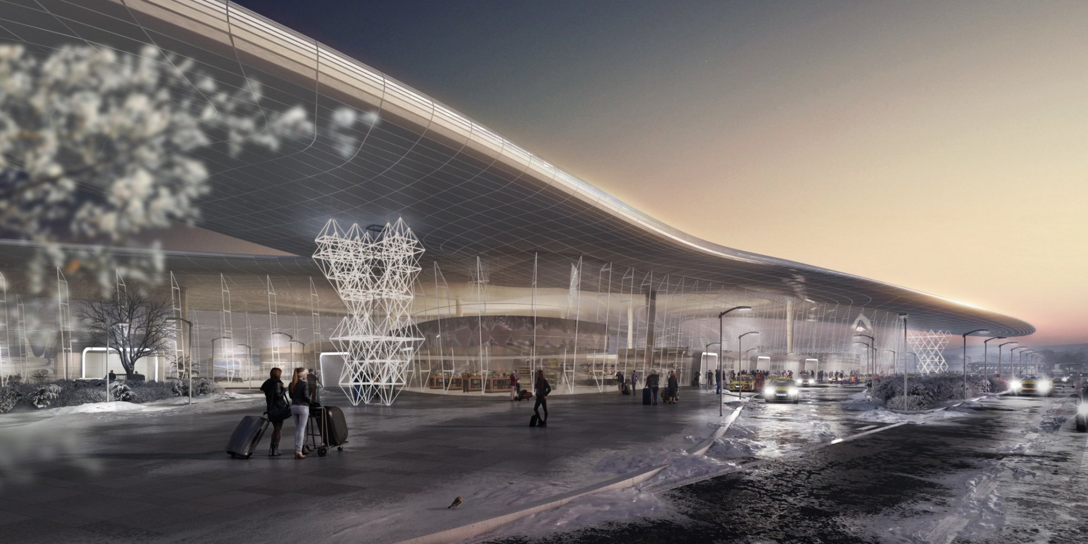 Rendering. Gelendzhik Airport Russia by Studio Fuksas.