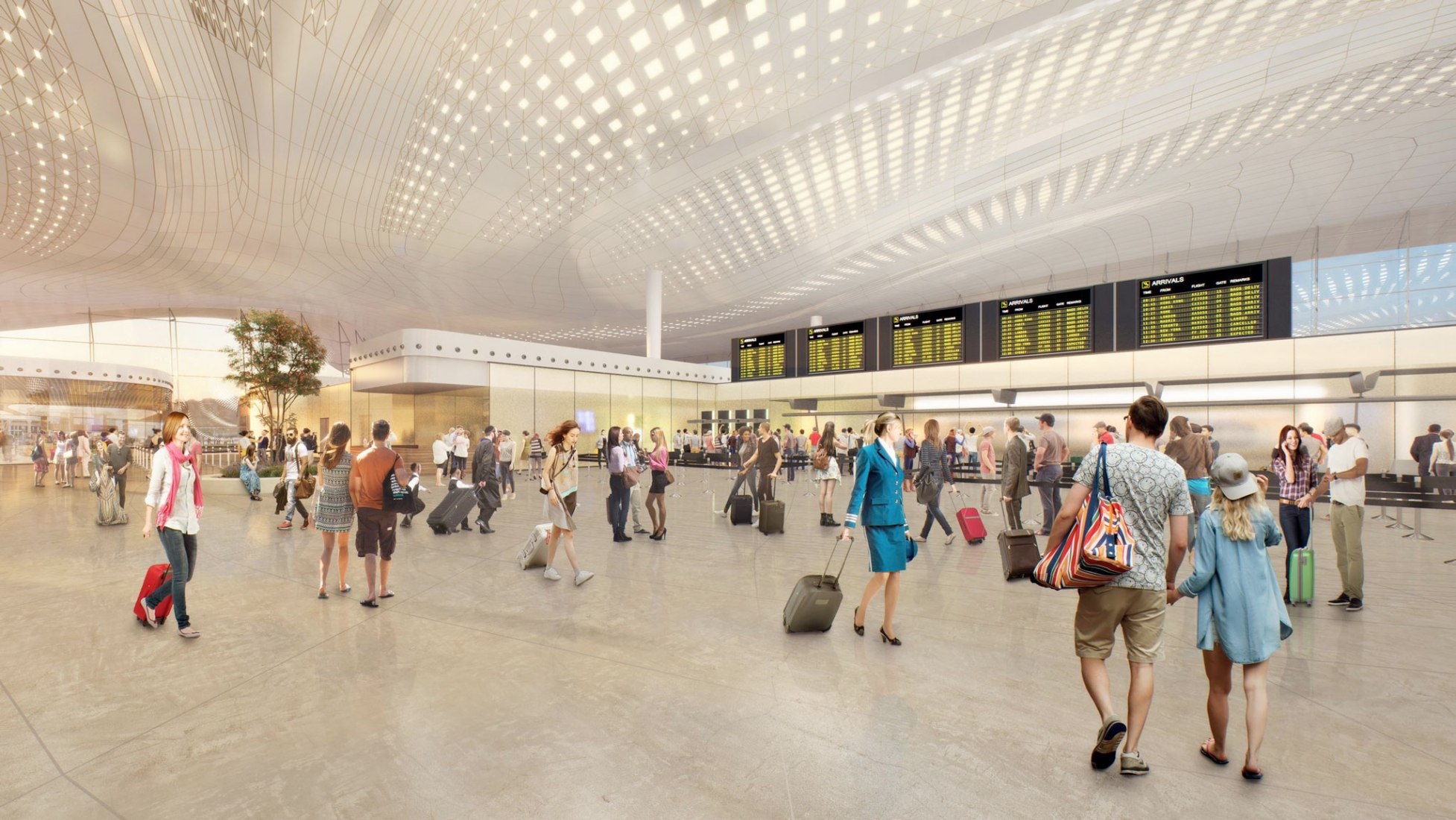 Rendering. Gelendzhik Airport Russia by Studio Fuksas.