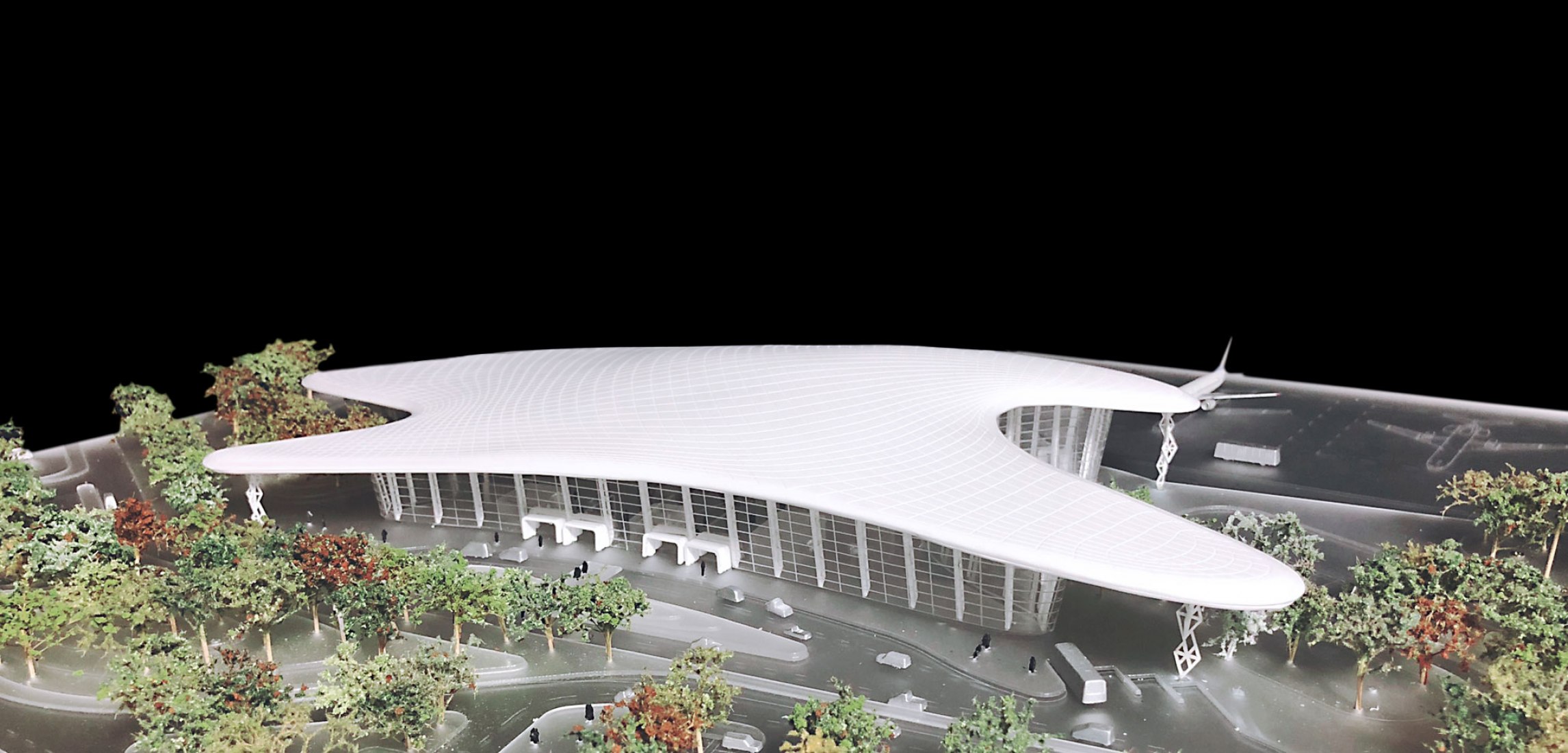 Model. Gelendzhik Airport Russia by Studio Fuksas.