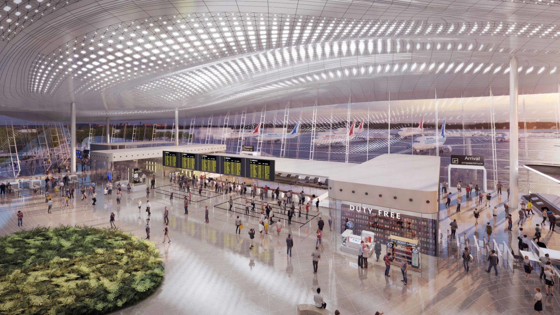Rendering. Gelendzhik Airport Russia by Studio Fuksas.